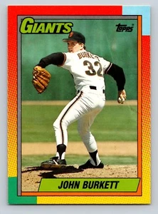 1990 Topps Traded #16T John Burkett San Francisco Giants - NM/MT - Picture 1 of 2