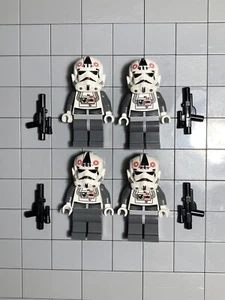 LEGO Star Wars 8084 Mini Figure AT-AT Driver Minifigures Lot Of 4 D4 311 - Picture 1 of 2