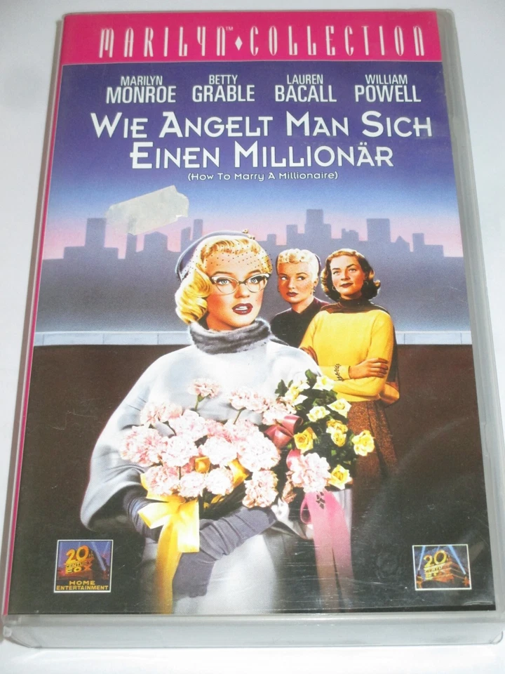 FOX - wie angelt man sich einen Millionär - VHS/Komödie/Marilyn Monroe - Bild 1 von 1