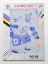 2013-14 KHL Gold Collection Printing Plate #BAR-M10 DUSTIN BOYD 1/1