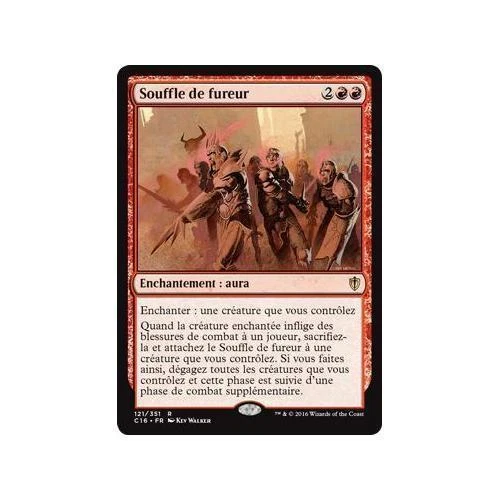 MTG Magic: Playset (4x) Souffle Of Fury Commander 2016 French Version - Image 1 of 1