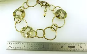 Silpada Sterlingsilber Kreis Gliederarmband 8" - Bild 1 von 6