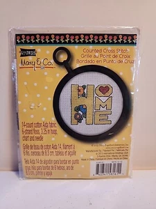 NEW! Mary & Co Studio 18 Counted "Home" Cross Stitch Kit IG58161 COUNTRY KITCH - Picture 1 of 2