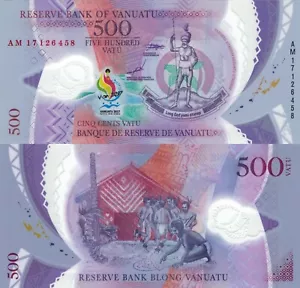 Vanuatu 500 Vatu (ND/2017) - Pacific Mini Series Commemorative/Polymer/p-New UNC - Picture 1 of 3
