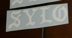 8" Outlaw Support your local Outlaws Biker black & white Motorcycle decal - Bild 1 von 1