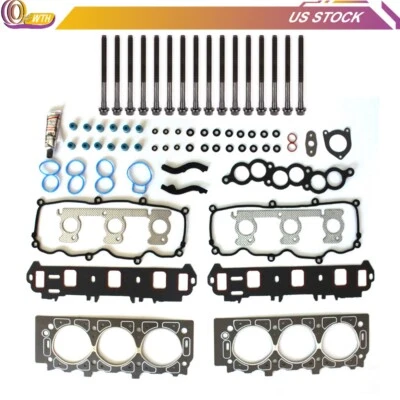 Head Gasket Bolts Set Fit For 2001-2007 Ford Taurus Mercury Sable 3.0L OHV 12V — 第 1/4 张图片