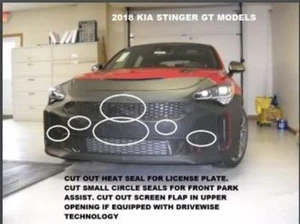 Lebra Front End Mask Cover Bra Fits KIA Stinger 2018-2023 18-23 GT Models Only - Picture 1 of 4