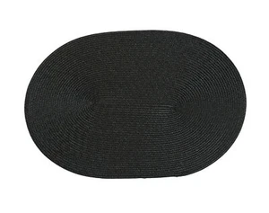 Set da tavola ovale Polypro nero, 6 pezzi. 2004-7 - Foto 1 di 1