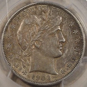 1903-O Barber Half Dollar 50c PCGS Certified AU55 - Picture 1 of 4