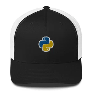 Python Trucker Cap ingeniero programador software desarrollador codificador regalo sombrero - Imagen 1 de 10