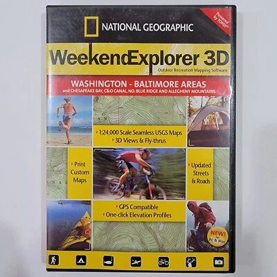 National Geographic Weekend Explorer 3D Washington - Baltimore Areas - Image 1 of 4