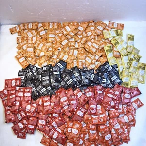 HUGE Big Taco Bell Mexican Sauce Packet Lot 242 Fire Hot Salsa Diablo Mild Fresh - Picture 1 of 15