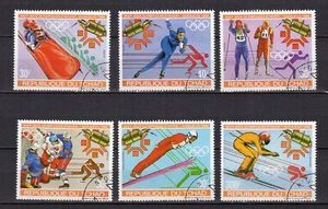 Tschad 1983 Olympische Winterspiele in Sarajevo 6 Marken gestempelt /TE4868 - Bild 1 von 1