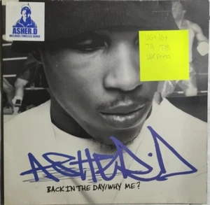 Asher D Back In The Day Why Me? Vinyl Record VG+/G+ ISOM57T 2002 - Picture 1 of 2