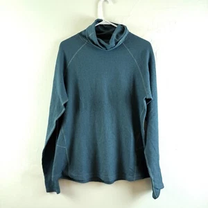 Kuhl Women’s Petra Turtleneck Size XL Blue Waffle Knit Soft & Warm NEW! - Picture 1 of 10