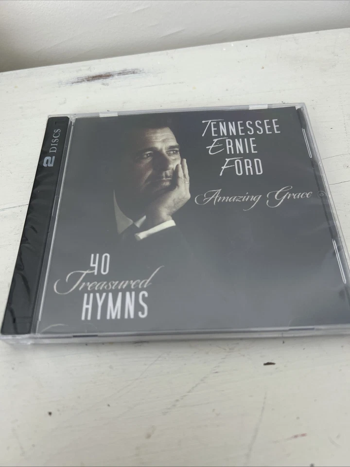 2 Disc Grace 40 Treasured Hymns Tennessee Ernie Ford Case Cracked