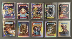 Lot Of 10 - 2022 Topps Series 5 Chrome Garbage Pail Kids Atomic & Refractors - Bild 1 von 2