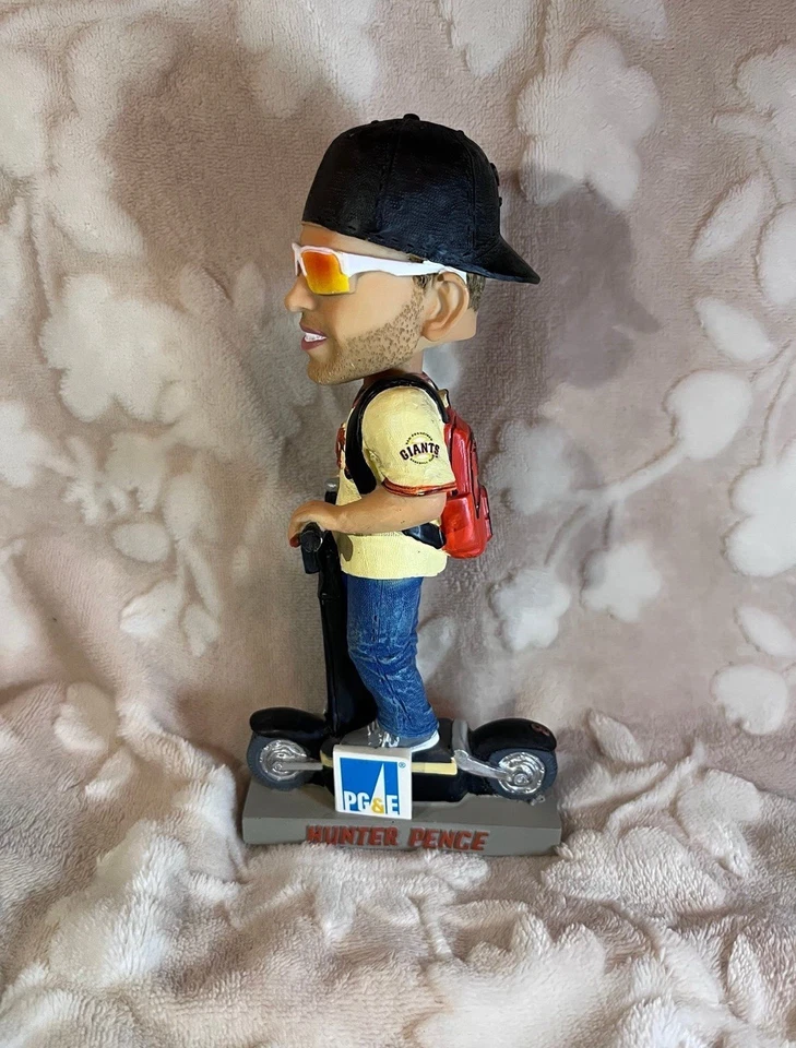 SF Giants Hunter Pence on a Scooter Bobble Head - Image 1 of 4