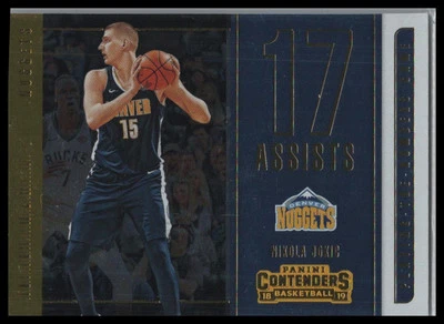 2018-19 Panini Contenders #3 Nikola Jokic Playing the Numbers Game - Image 1 of 2