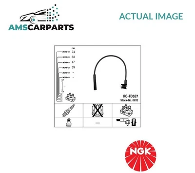 IGNITION CABLE SET LEADS KIT 0632 NGK NEW OE REPLACEMENT - Image 1 of 4
