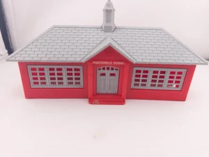 *LESEN HO Scale Plasticville Schulhaus Vintage Gebäude Zug Layout Landschaft - Bild 1 von 14