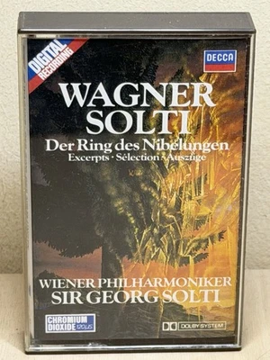 Wagner, Der Ring des Nibelungen - Excerpts (Solti) Cassette Tape (Decca, 1983) - Image 1 of 4