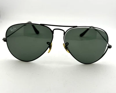 Gafas de sol vintage B&L RAY-BAN Aviators Bausch & Lomb 58 mm LEER - necesita reparación Foto 1 de 4