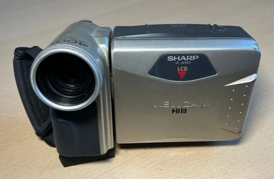 Sharp VIEWCAM VL-AH50 vintage Hi8 movie camera camcorder UNTESTED! - Image 1 of 4