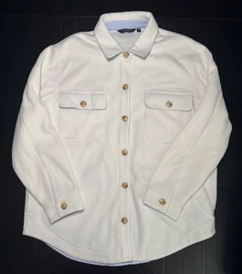 Vineyard Vines Herren Harbor Fleece Shirt Jacke & Jogginghose Set Weiß Größe L - Bild 1 von 6