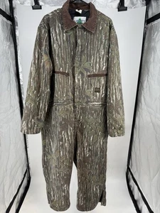 Vtg Liberty Coverall Mens 2XL Realtree Camo Quilted Lined Hunting XXL USA - Picture 1 of 9