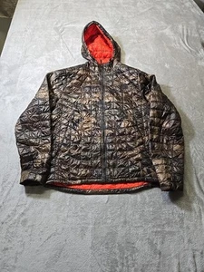 The North Face Thermoball Giacca Uomo Media Mimetica Fodera Arancione Imballabile - Foto 1 di 8