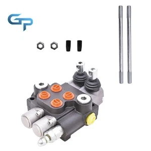 2 Spool Hydraulic Control Valve Double Acting 13 GPM 3600 PSI SAE Ports New - Picture 1 of 16