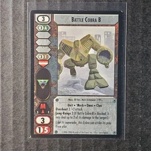 Battle Cobra B, 1996-1998 Battletech CCG Crusade Set (1/2) - Picture 1 of 2