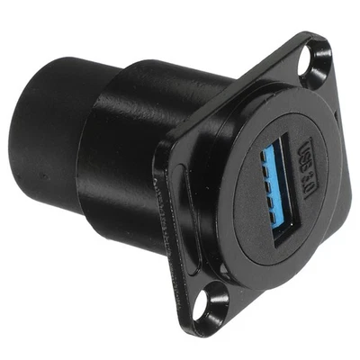  Usb C Panel Mount Outlet Wall Female Connector Connectors and Adapters - Image 1 of 4