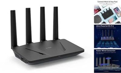  GL-(Flint) WiFi 6 Router -Dual Band Gigabit Wireless Internet Router | AX1800 - Image 1 of 4