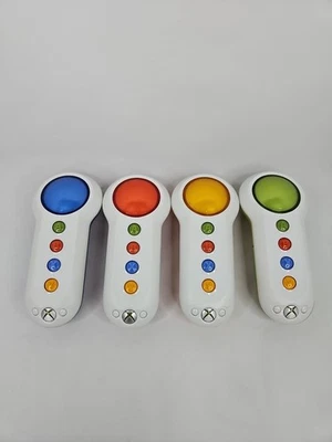 Microsoft Xbox 360 Scene It? Paquete de 4 controladores de zumbador Buzz solo genuinos Foto 1 de 2