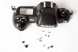 Original Nikon F100 Base Bottom Lid Cover Unit Camera Replacement Part Excellent - Picture 1 of 7