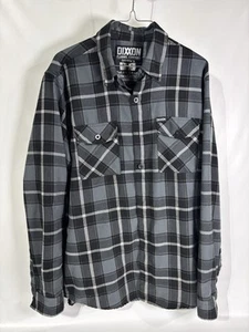 Dixxon Flannel Company Danny G Suicidal For Life OG Black Gray Flannel Large L - Picture 1 of 6