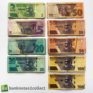 ZIMBABWE: 6.875 dollari dello Zimbabwe tagli misti banconote. - Foto 1 di 4
