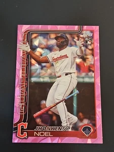 2025 Topps Serie 1 - Jhonkensy Noel #24 Lámina Diamante Rosa (RC) - Imagen 1 de 2