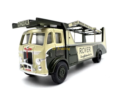 ZD 1:76 Leland Land Rover Trailer Fleet Transport Truck Model Diecast Metal Car - Image 1 of 4