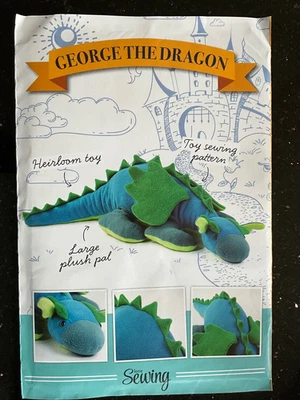 George the Dragon Love Sewing Uncut Still Sealed Designed by Corrine Bradd - Image 1 of 2
