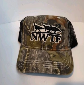 Nuevo con etiquetas Sombrero de camionero roble musgo camuflaje malla ajustable gorra exterior nuevo con etiquetas - Imagen 1 de 5