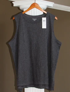 Eileen Fisher Crew Neck Sleeveless Top 100% Organic Cotton Graphite Size 3X NWT - Picture 1 of 2