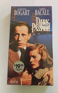 Dark Passage VHS SEALED MGM UA Humphrey Bogart Lauren Bacall VTG - Picture 1 of 9