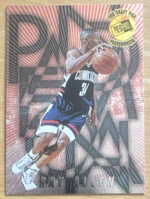 Tarjeta de novato Ray Allen 1996 Press Pass Pandemonium #2 (5241) Foto 1 de 2