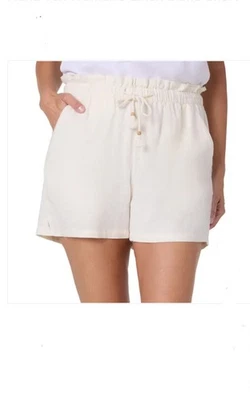 Pantalones Cortos Hang Ten Para Mujer Mezcla de Lino Crema Talla M, L, XL Nuevos con Etiquetas Foto 1 de 4