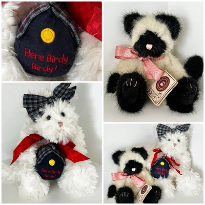 Gatos de peluche Boyd's Bears Purrsnicketty Snottykat y Chris B. Trickypuss retirados Foto 1 de 4
