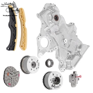 Timing Chain Kit+VVT Gear+Oil Pump Cover For Kia Rio/Seltos 2020 1.6l 1598cc L4 - Picture 1 of 14