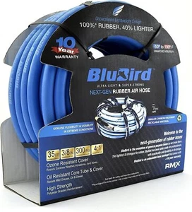 BLUBIRD BB3835 3/8" x 35' leichter Polyester 100% Gummi Luftschlauch - Bild 1 von 5